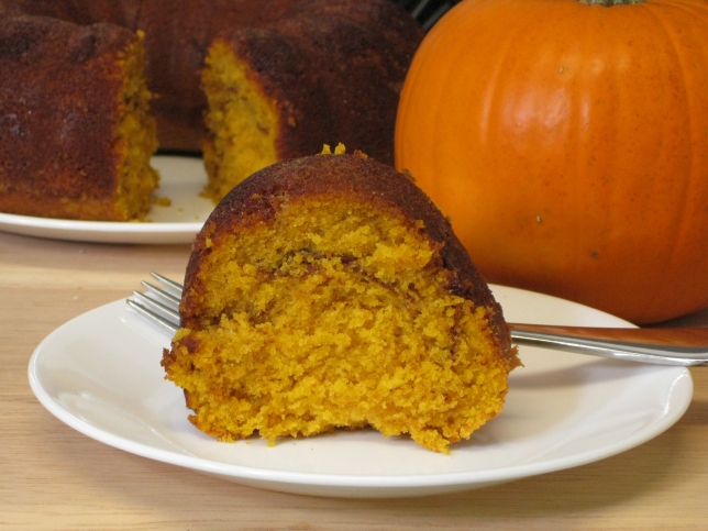 Pumpkin Sour Cream Coffee Cake ~ Erin's DC Kitchen