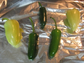 Roasted chilies